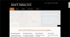 Desktop Screenshot of jaredzafranlaw.com
